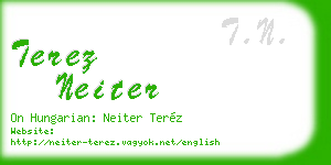 terez neiter business card